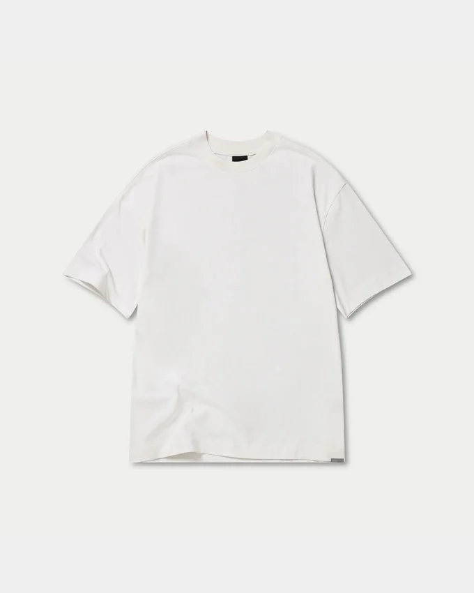 Camiseta oversize lisa para hombre – blanco roto Camiseta oversize lisa para hombre – blanco roto