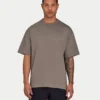 Camiseta oversize lisa para hombre – gris pantano Camiseta oversize lisa para hombre – gris pantano