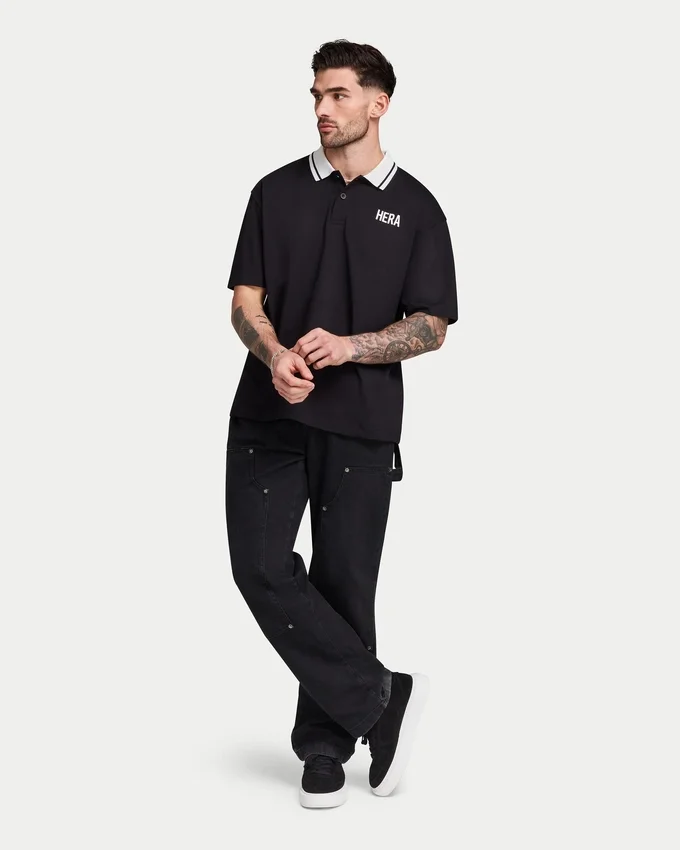 Camiseta polo oversize imprescindible para hombre Camiseta polo oversize imprescindible para hombre