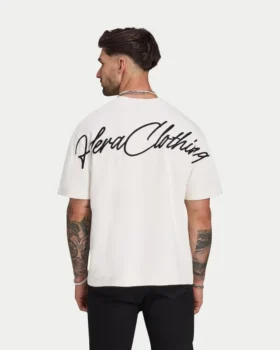 Camiseta «Script» de peso grueso para hombre