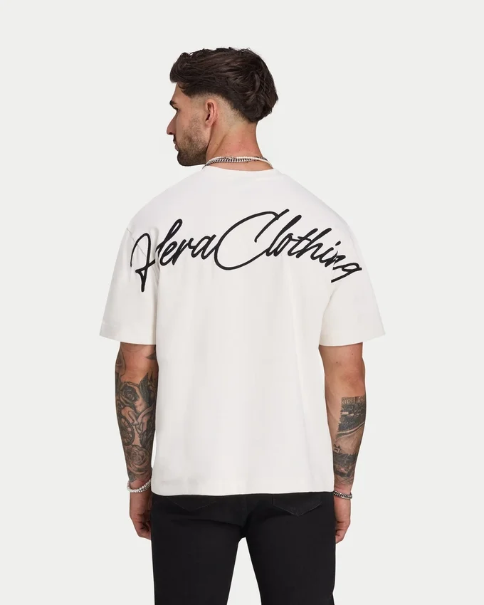 Camiseta «Script» de peso grueso para hombre Camiseta «Script» de peso grueso para hombre