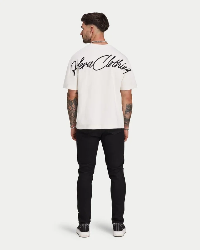 Camiseta «Script» de peso grueso para hombre Camiseta «Script» de peso grueso para hombre
