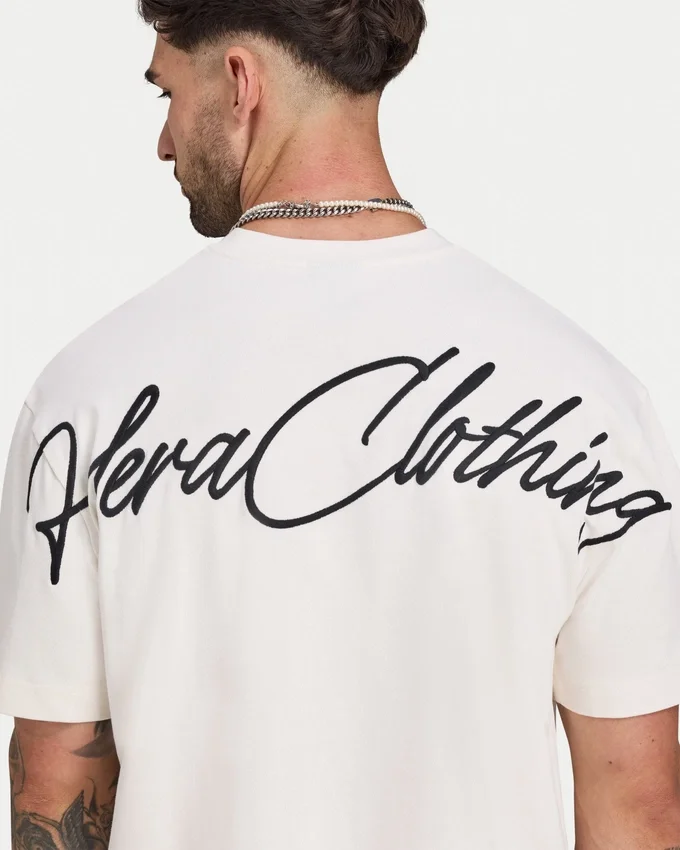 Camiseta «Script» de peso grueso para hombre Camiseta «Script» de peso grueso para hombre