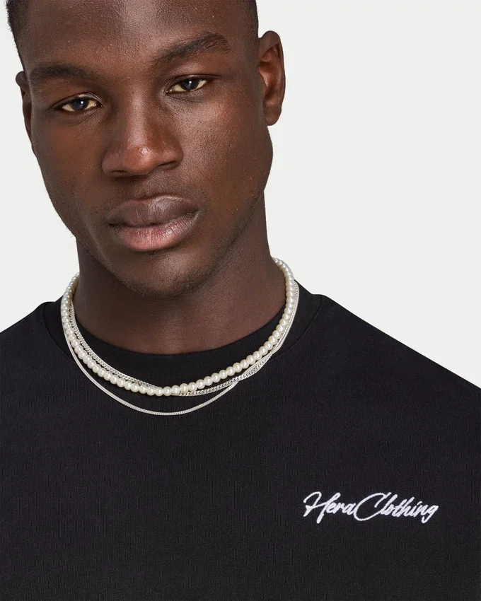 Camiseta «Script» de peso grueso para hombre Camiseta «Script» de peso grueso para hombre
