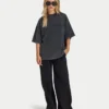 Camiseta Signature oversize lavada exclusiva para mujer