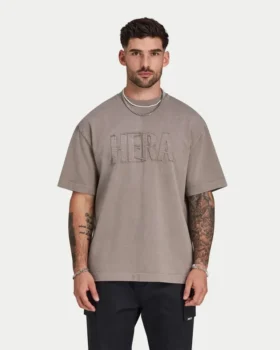 Camiseta Signature oversize lavada para hombre