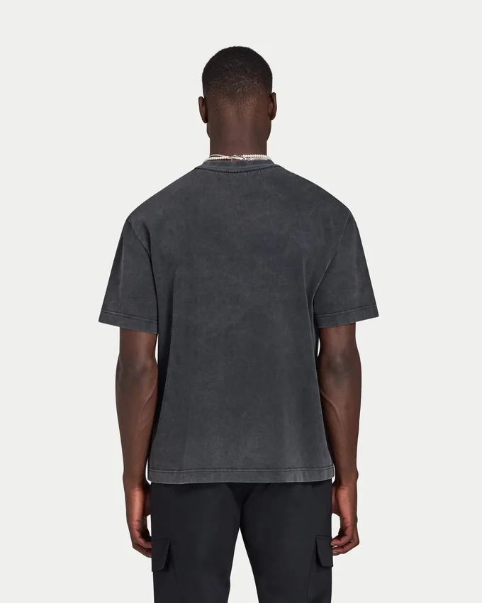 Camiseta Signature oversize lavada para hombre Camiseta Signature oversize lavada para hombre