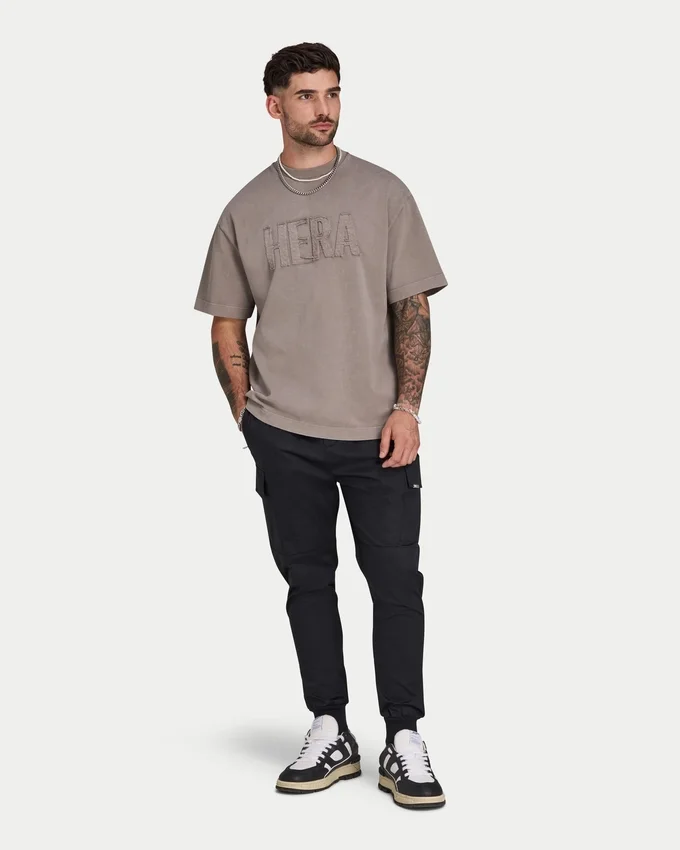 Camiseta Signature oversize lavada para hombre Camiseta Signature oversize lavada para hombre