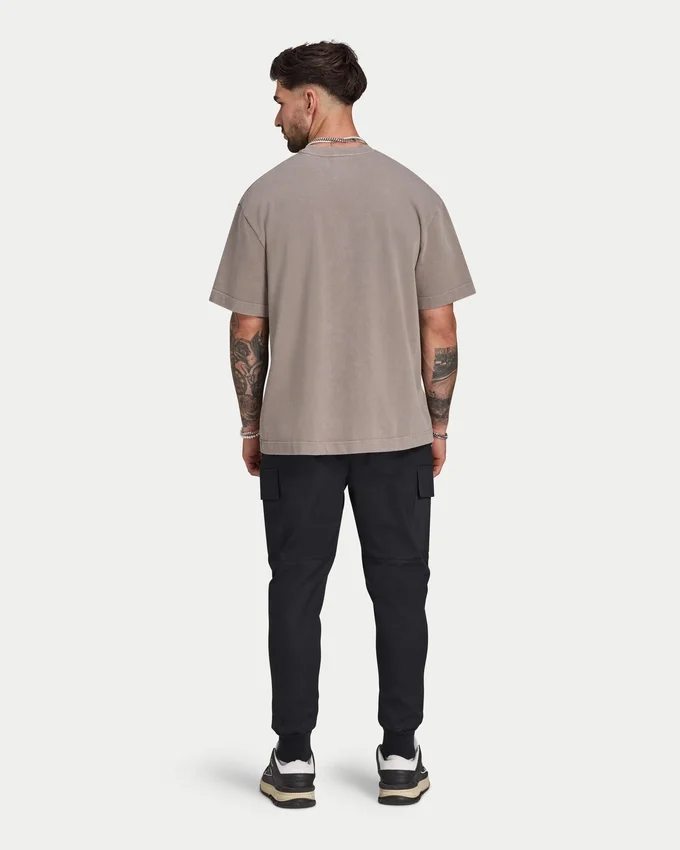 Camiseta Signature oversize lavada para hombre Camiseta Signature oversize lavada para hombre