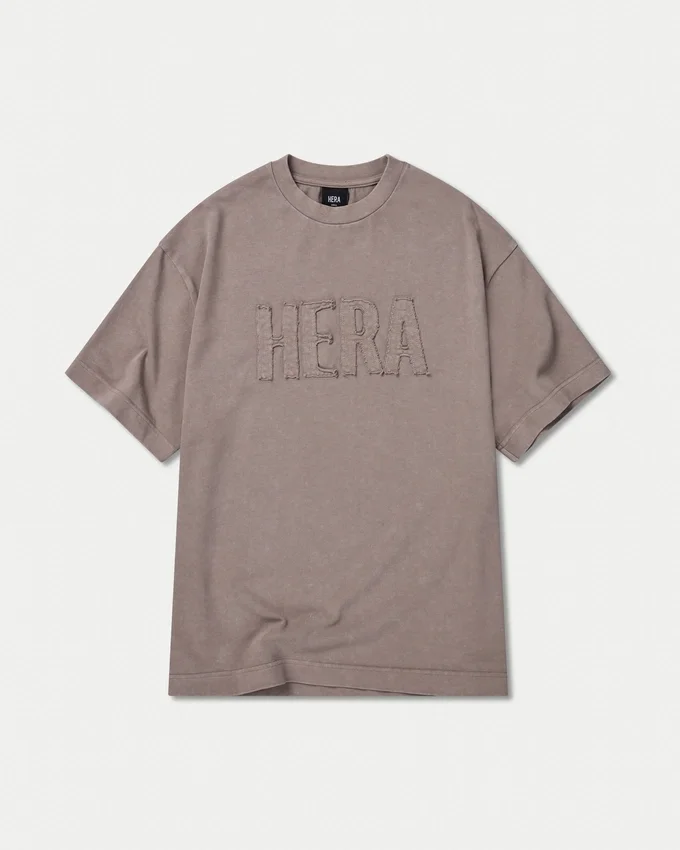 Camiseta Signature oversize lavada para hombre Camiseta Signature oversize lavada para hombre