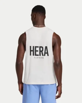 Camiseta sin mangas básica para hombre – blanca Camiseta sin mangas básica para hombre – blanca
