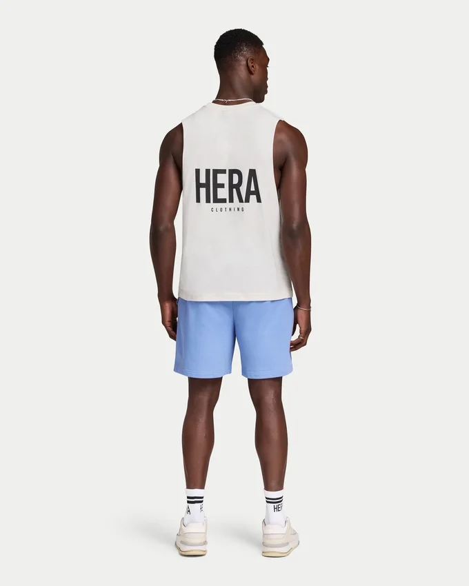 Camiseta sin mangas básica para hombre – blanca Camiseta sin mangas básica para hombre – blanca