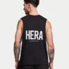 Camiseta sin mangas básica para hombre – negra Camiseta sin mangas básica para hombre – negra