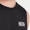 Camiseta sin mangas básica para hombre – negra Camiseta sin mangas básica para hombre – negra