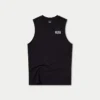 Camiseta sin mangas básica para hombre – negra Camiseta sin mangas básica para hombre – negra