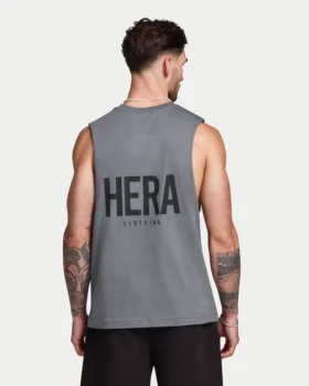 Camiseta sin mangas oversize básica para hombre