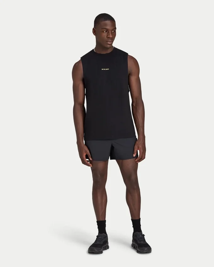 Camiseta sin mangas oversize «For the Brave» para hombre Camiseta sin mangas oversize «For the Brave» para hombre