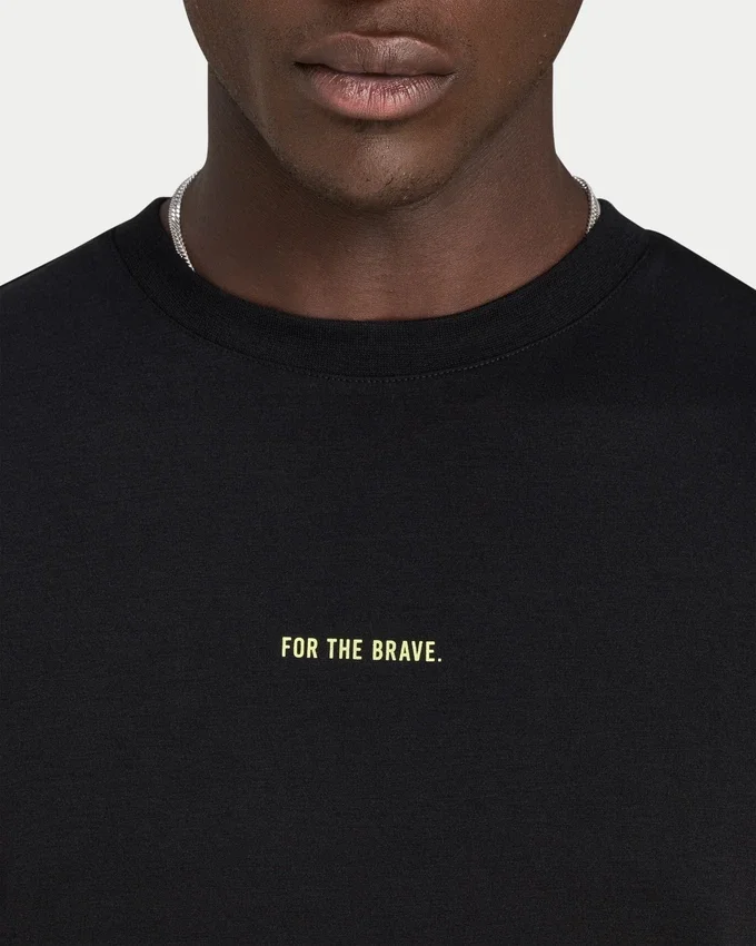 Camiseta sin mangas oversize «For the Brave» para hombre Camiseta sin mangas oversize «For the Brave» para hombre