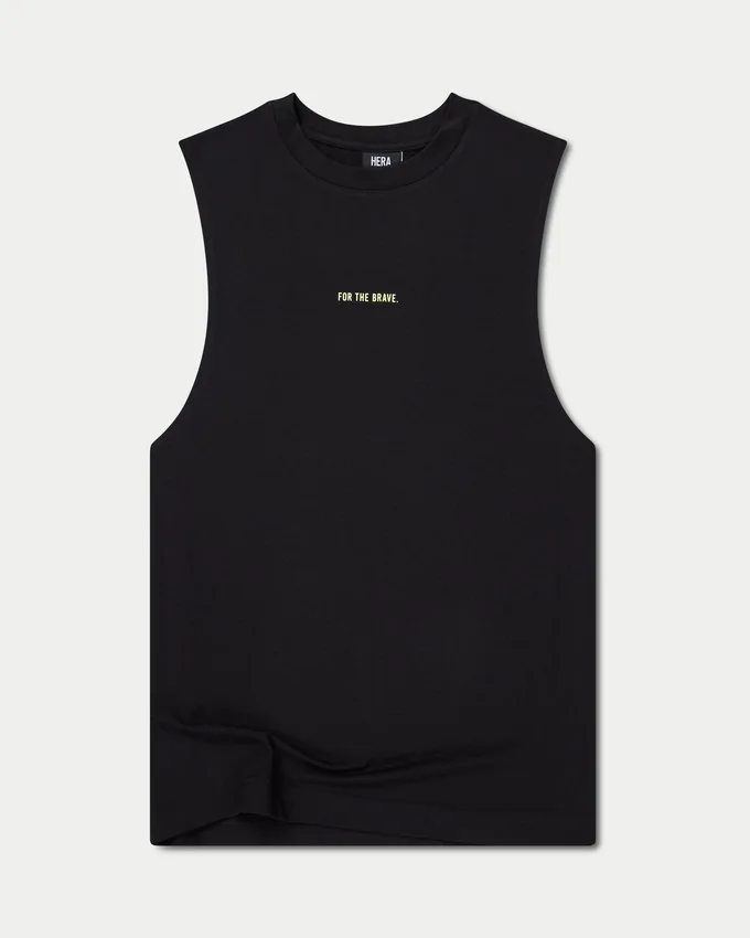 Camiseta sin mangas oversize «For the Brave» para hombre Camiseta sin mangas oversize «For the Brave» para hombre