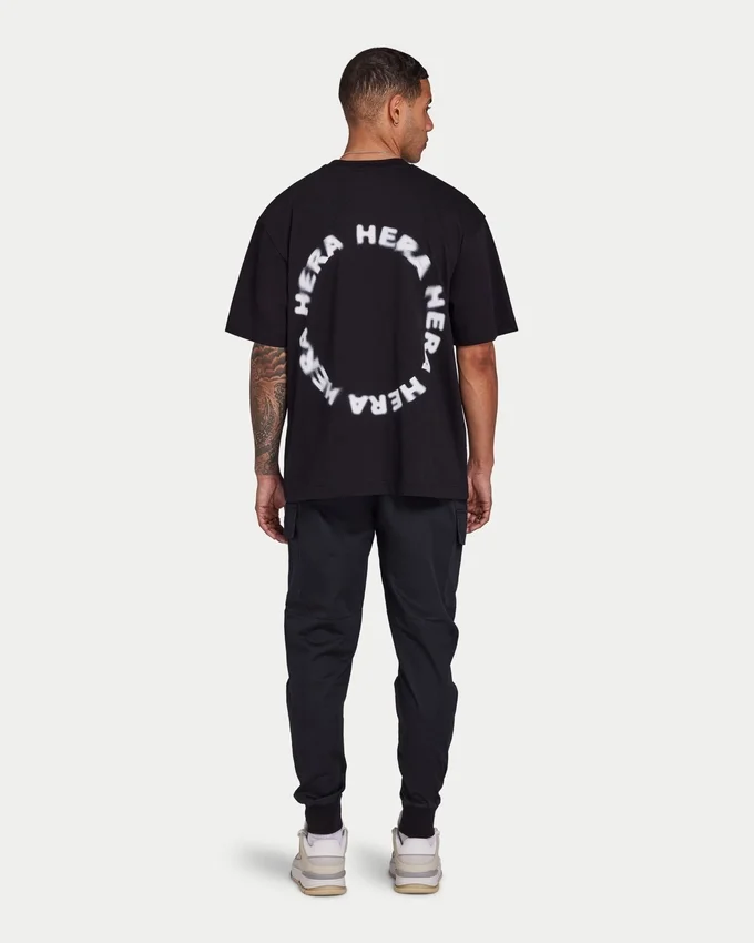 Camisetas de hombre | Camiseta oversize «Motion» – negra Camisetas de hombre | Camiseta oversize «Motion» – negra