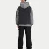 Chaleco utilitario acolchado para hombre – negro