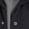 Chaleco utilitario acolchado para hombre – negro