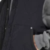 Chaleco utilitario acolchado para hombre – negro