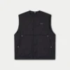 Chaleco utilitario acolchado para hombre – negro
