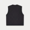 Chaleco utilitario acolchado para hombre – negro