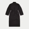 Chaqueta acolchada larga para mujer – negra
