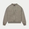 Chaqueta bomber lavada de la colección Signature para mujer