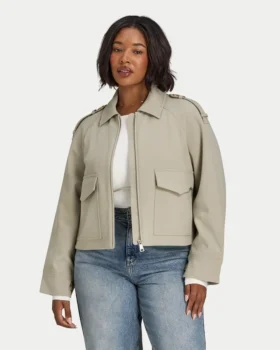 Chaqueta con cuello «Studio» para mujer