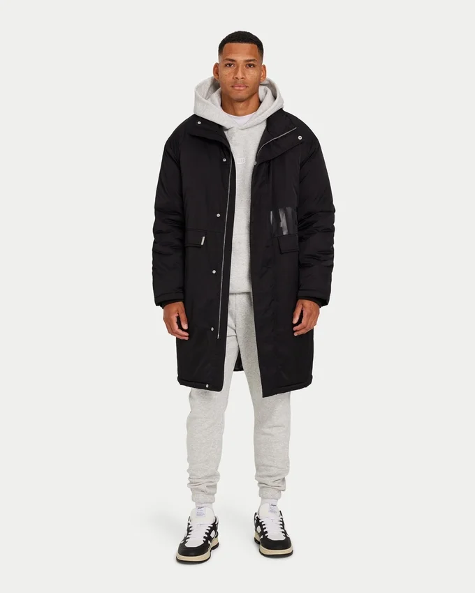 Chaqueta parka «Layer» para hombre – negra Chaqueta parka «Layer» para hombre – negra