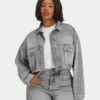 Chaqueta vaquera corta para mujer