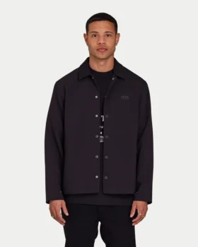 Chaquetas para hombre | Chaqueta tipo «coach» – negra