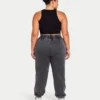 Crop top deportivo «Base Racer» para mujer – negro