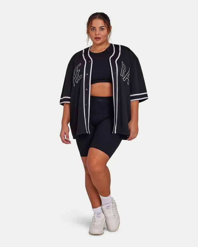 Jersey de malla «Varsity» para hombre – negro Jersey de malla «Varsity» para hombre – negro
