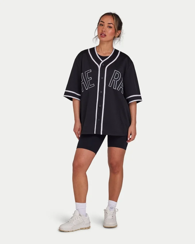 Jersey de malla «Varsity» para hombre – negro Jersey de malla «Varsity» para hombre – negro