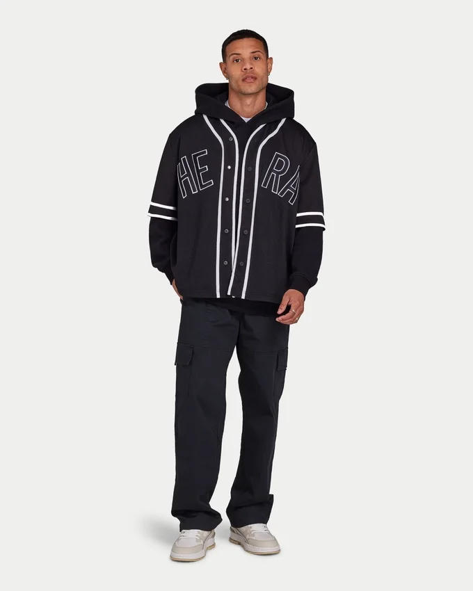 Jersey de malla «Varsity» para hombre – negro Jersey de malla «Varsity» para hombre – negro