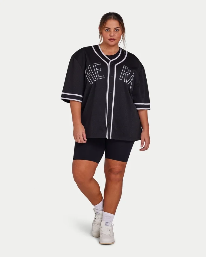 Jersey de malla «Varsity» para hombre – negro Jersey de malla «Varsity» para hombre – negro