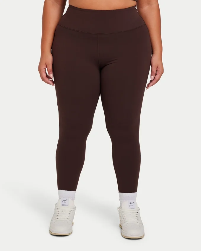 Leggings básicos para mujer – marrón pizarra Leggings básicos para mujer – marrón pizarra