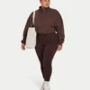 Leggings básicos para mujer – marrón pizarra Leggings básicos para mujer – marrón pizarra