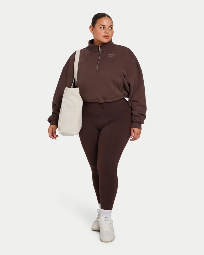 Leggings básicos para mujer – marrón pizarra Leggings básicos para mujer – marrón pizarra