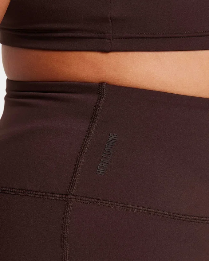 Leggings básicos para mujer – marrón pizarra Leggings básicos para mujer – marrón pizarra
