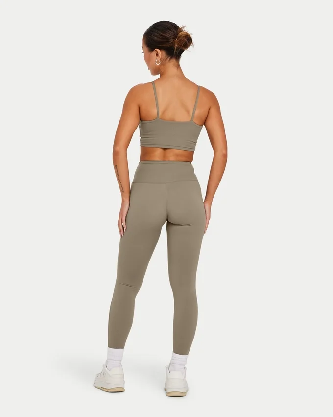 Leggings Essential para mujer – gris pantano Leggings Essential para mujer – gris pantano