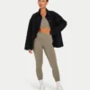 Leggings Essential para mujer – gris pantano Leggings Essential para mujer – gris pantano