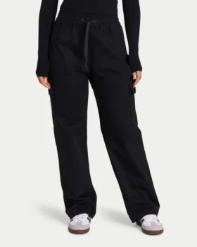 Pantalón cargo de mujer – negro