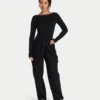 Pantalón cargo de mujer – negro Pantalón cargo de mujer – negro