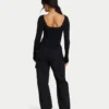 Pantalón cargo de mujer – negro Pantalón cargo de mujer – negro