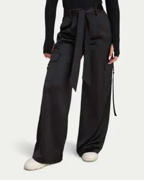 Pantalón cargo entallado para mujer